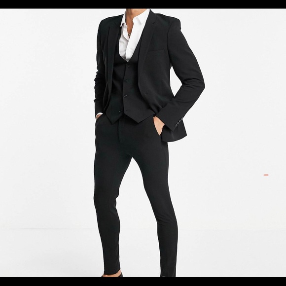 ASOS design 3 piece suit in Black